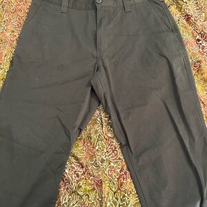 Men's Dark Gray RVCA Pants - Straight/Baggy Americana Fit